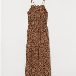 H&M leopard jumpsuit